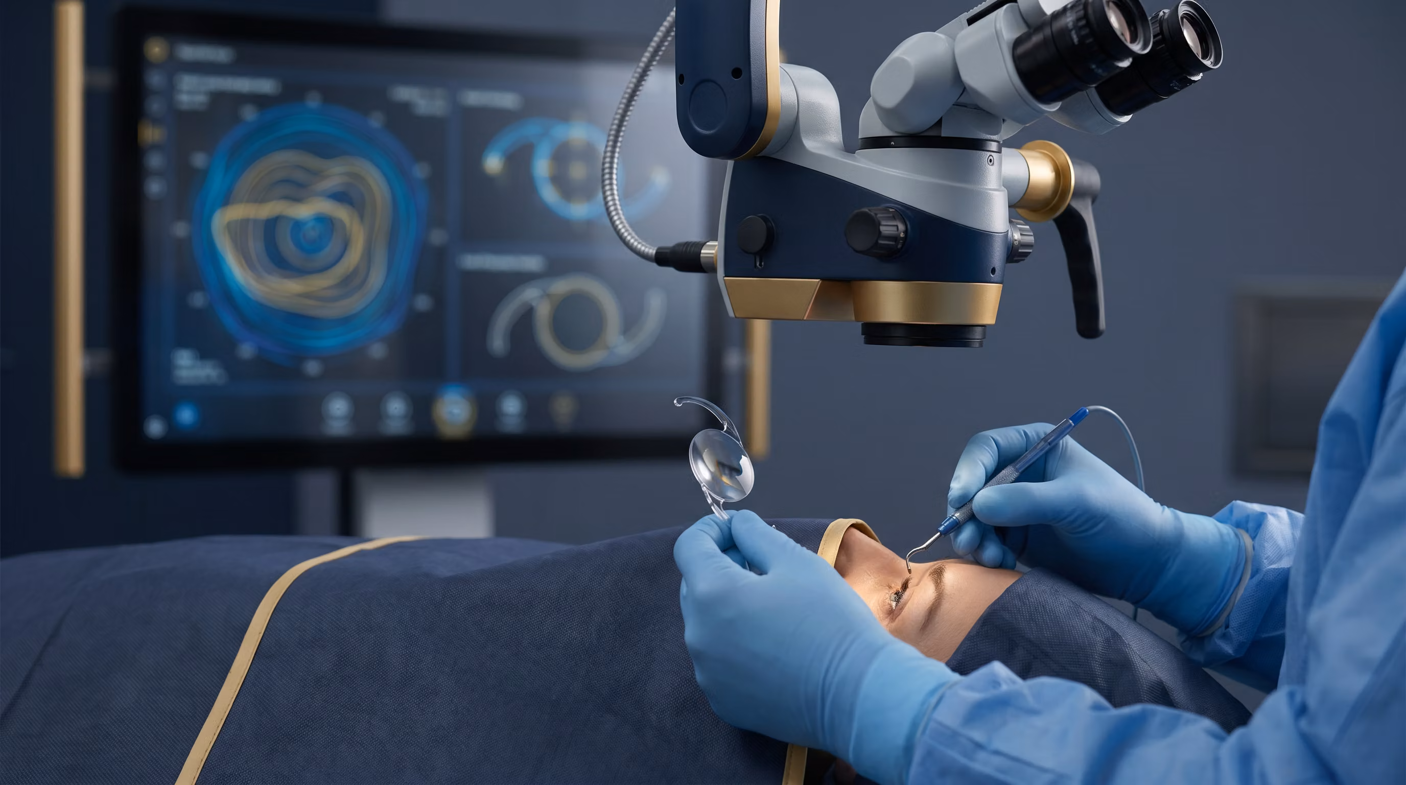 Imagem de capa do artigo Cirurgia de Catarata com Astigmatismo: Como Funciona a Correção e Quando Vale Planejar a Lente, conteúdo da categoria Catarata.