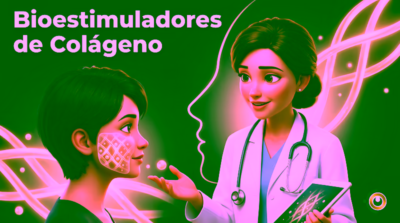 Capa ilustrativa do artigo "Bioestimuladores de Colágeno: Avaliação, Limites e Segurança" sobre plástica facial no blog da Drudi e Almeida Oftalmologia.