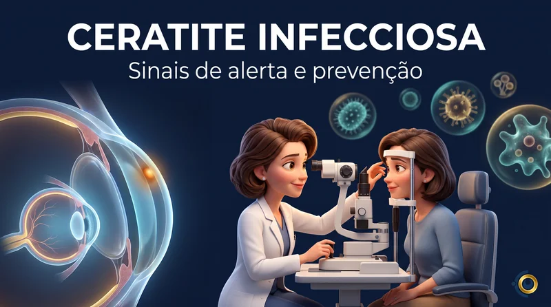 Ceratite Infecciosa: Sintomas, Causas e Tratamento