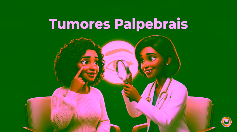 Capa ilustrativa do artigo "Tumores Palpebrais: Sinais de Alerta e Avaliação" sobre plástica facial no blog da Drudi e Almeida Oftalmologia.
