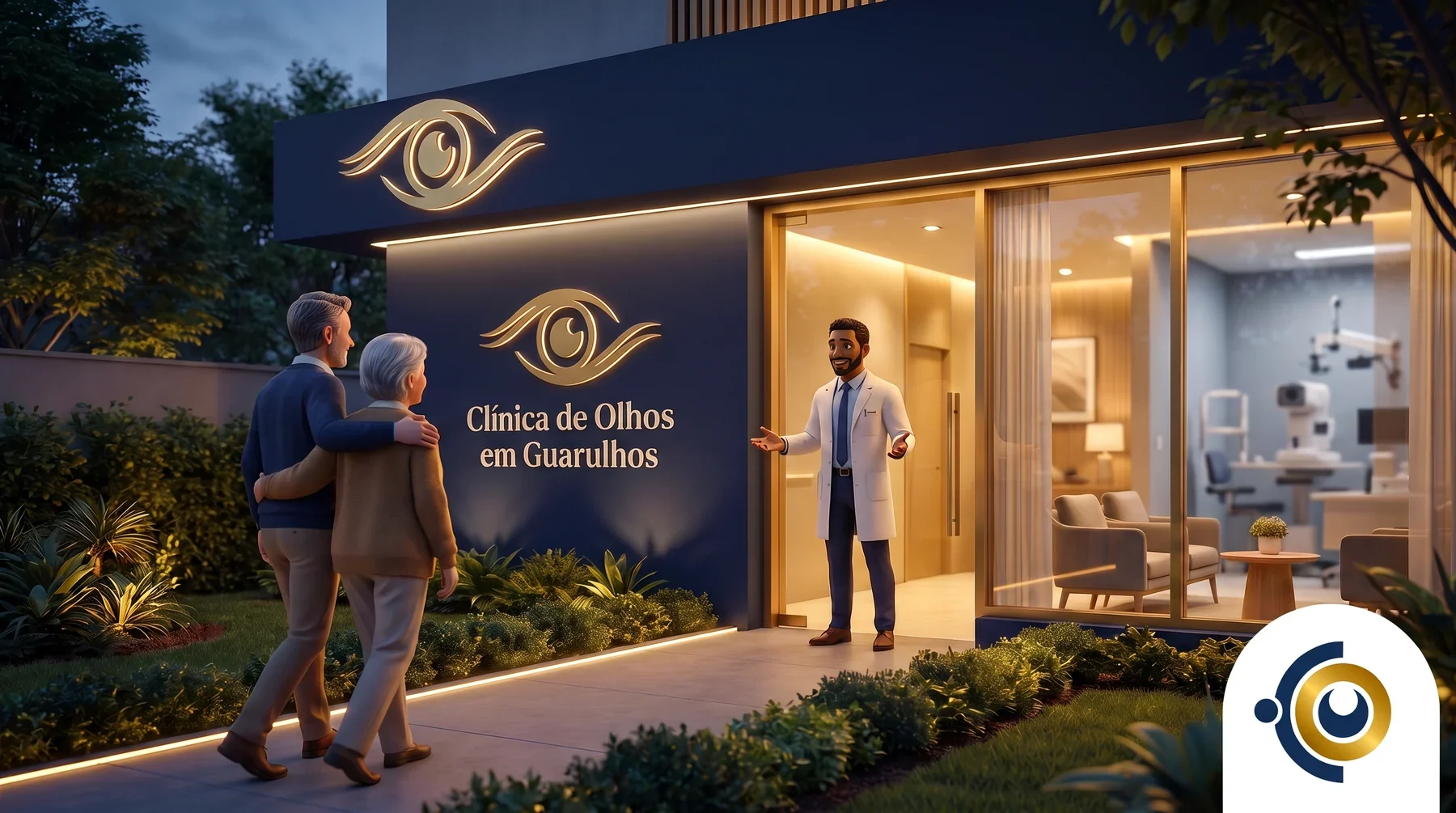 Capa ilustrativa do artigo "Clínica de Olhos em Guarulhos: Consulta Oftalmológica" sobre saúde ocular no blog da Drudi e Almeida Oftalmologia.