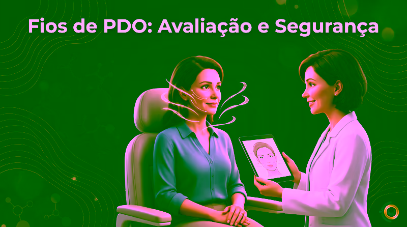 Capa ilustrativa do artigo "Fios de PDO: Avaliação, Limites e Segurança" sobre plástica facial no blog da Drudi e Almeida Oftalmologia.