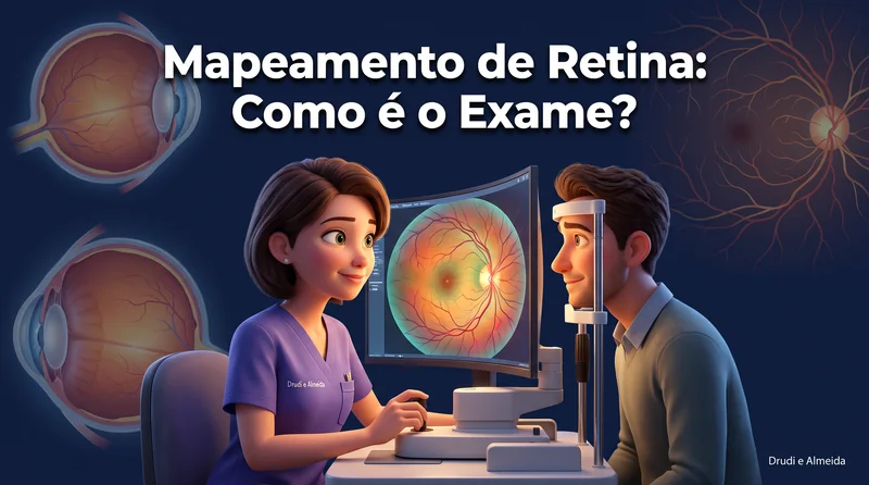 Capa ilustrativa do artigo "A Importância do Exame Oftalmológico Regular" sobre saúde ocular no blog da Drudi e Almeida Oftalmologia.