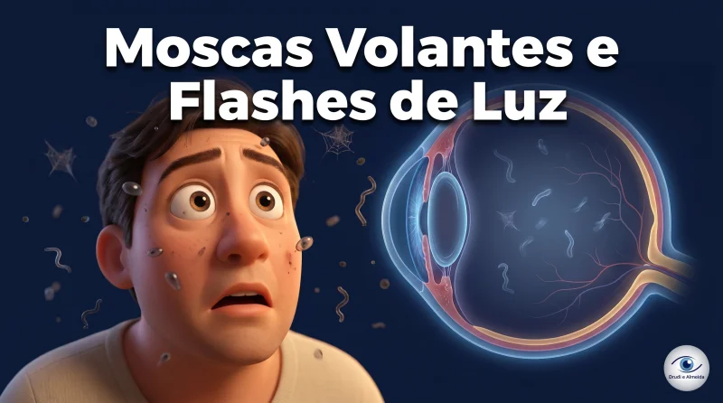 Moscas Volantes e Flashes de Luz: Causas, Sintomas e Quando se Preocupar