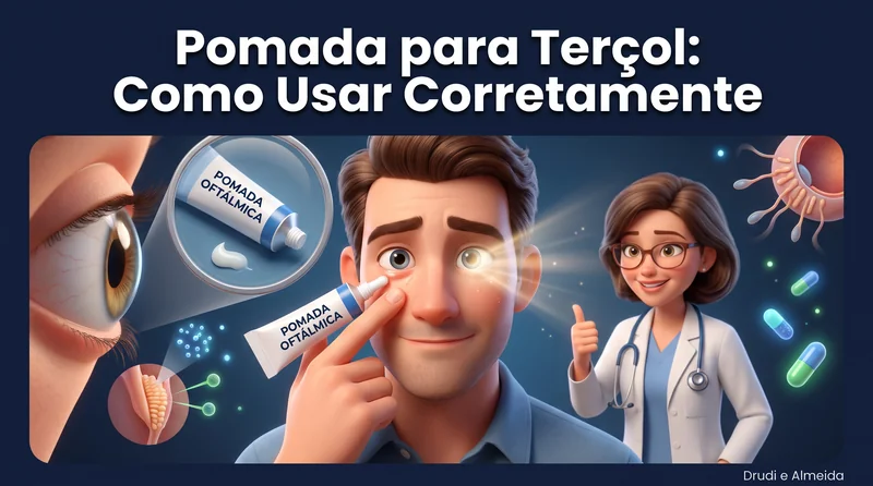 Pomada Oftalmológica para Terçol: Como Usar e Qual a Melhor | SP