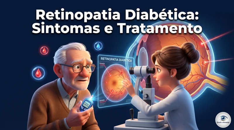 Retinopatia Diabética: Sintomas, Graus e Tratamentos a Laser