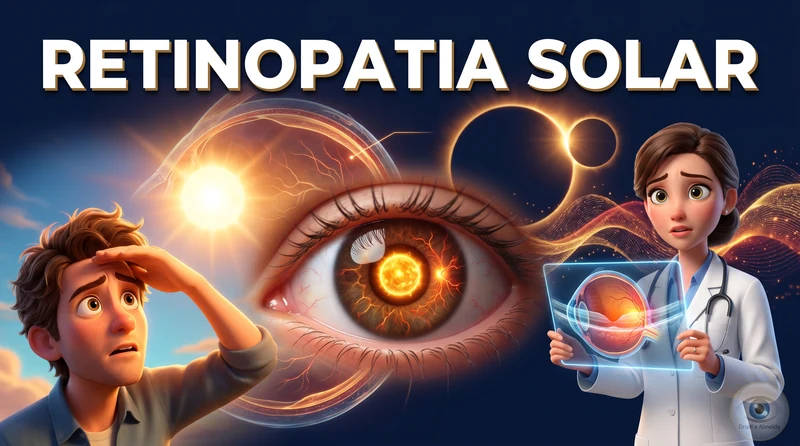 Retinopatia Solar: o que é, sintomas, diagnóstico e prevenção
