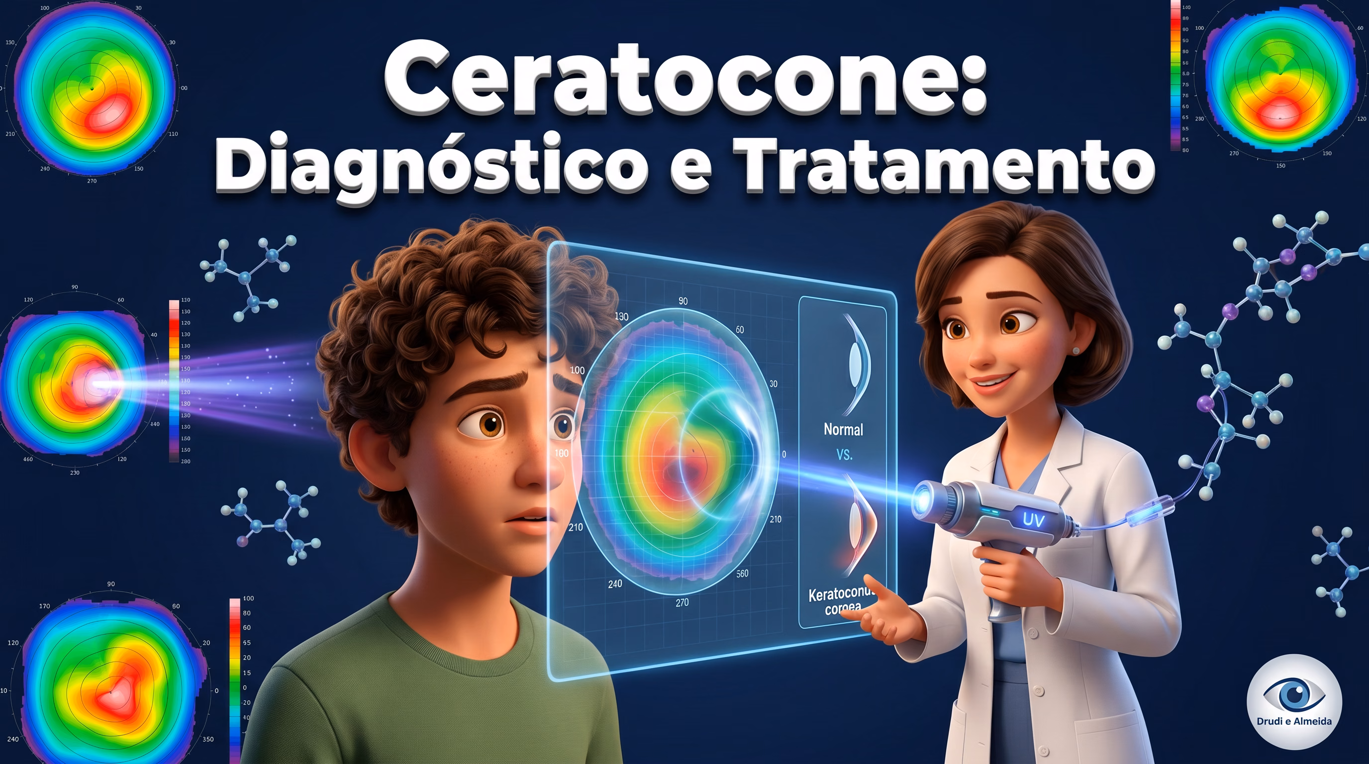Thumbnail do vídeo: Como voltar a enxergar com nitidez se você tem ceratocone?