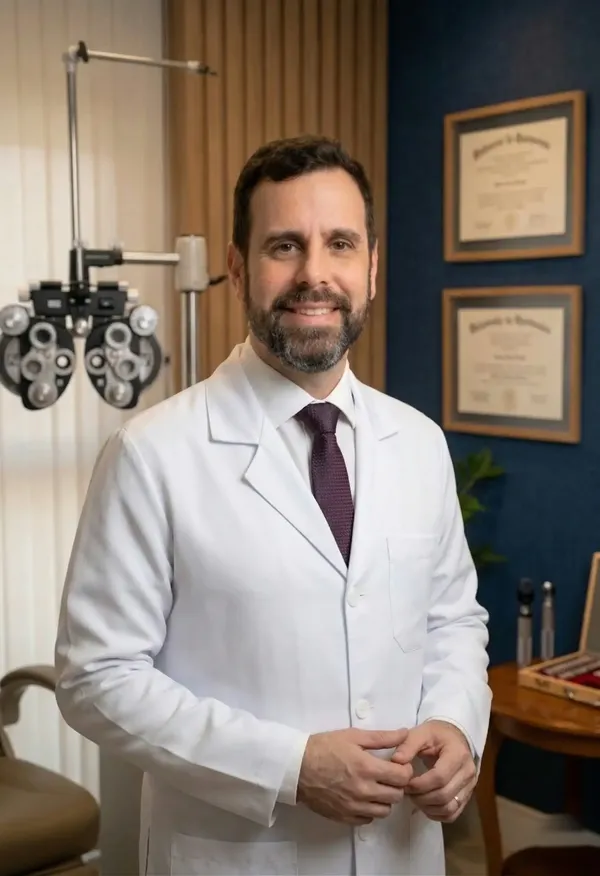 Retrato do Dr. Fernando Macei Drudi, médico oftalmologista