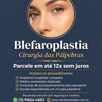 BLEFAROPLASTIA — Cirurgia das Palpebras