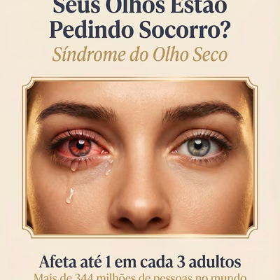SINDROME DO OLHO SECO — Seus Olhos Estao Pedindo Socorro?