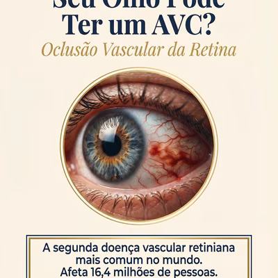 SEU OLHO PODE TER UM AVC?