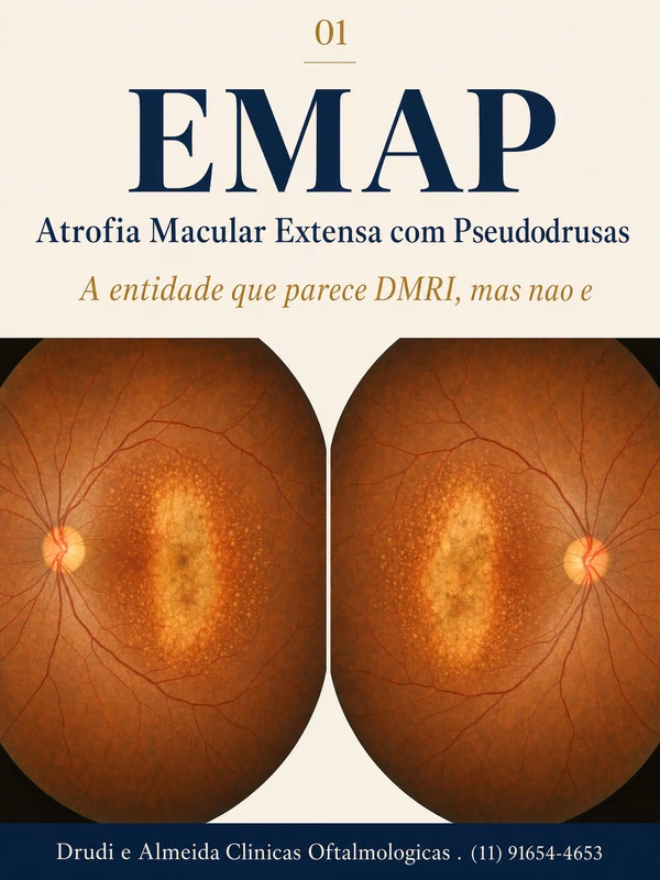 Carrossel: você conhece a EMAP?

A Atrofia Macular Extensa com Pseudodrusas e uma doenca ra
