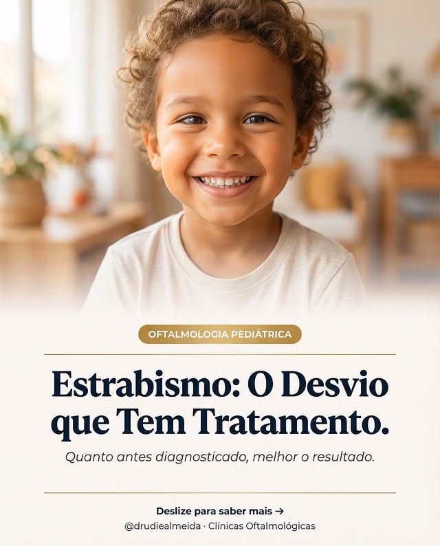 Carrossel: 👁️ Estrabismo: O Desvio que Tem Tratamento