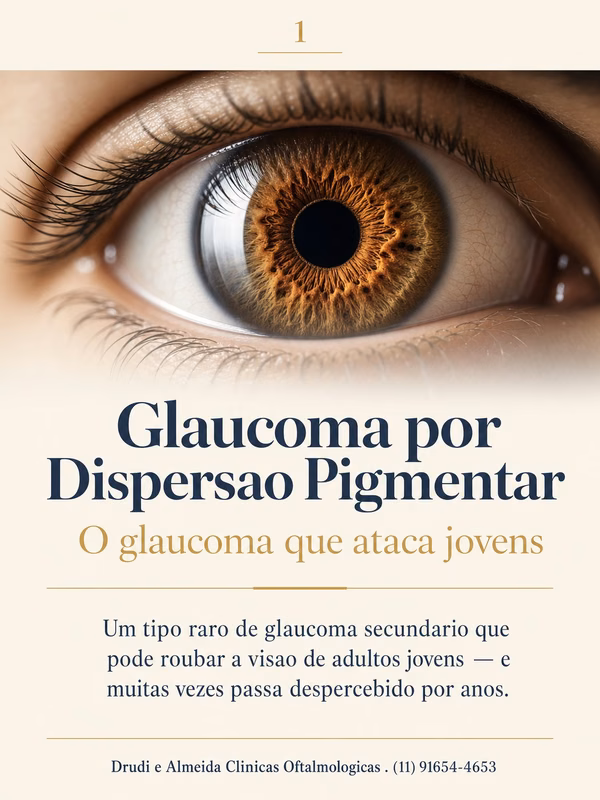 Carrossel: você sabia que existe um tipo de glaucoma que ataca principalmente homens jovens entre 20 e 40 anos?