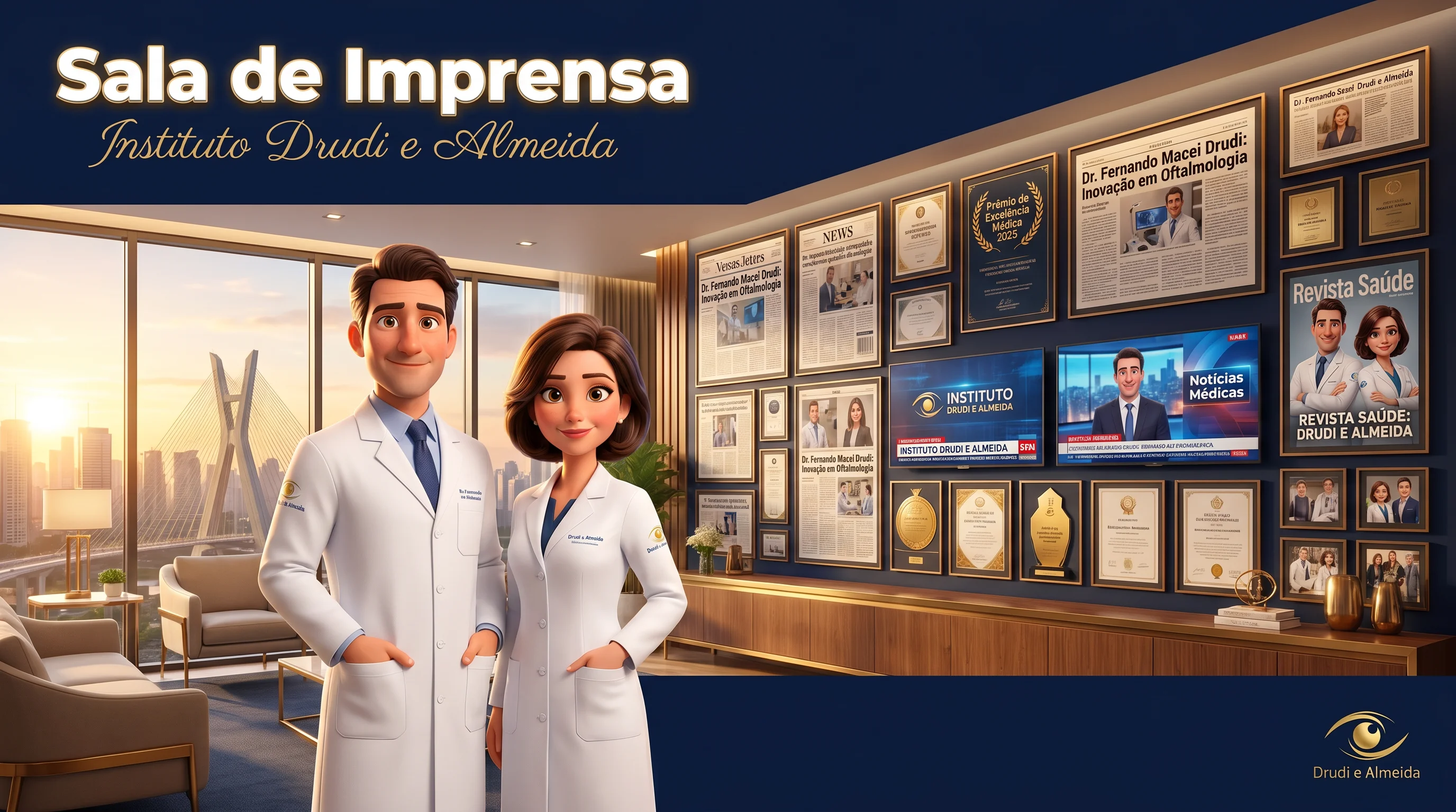 Sala de Imprensa Instituto Drudi e Almeida