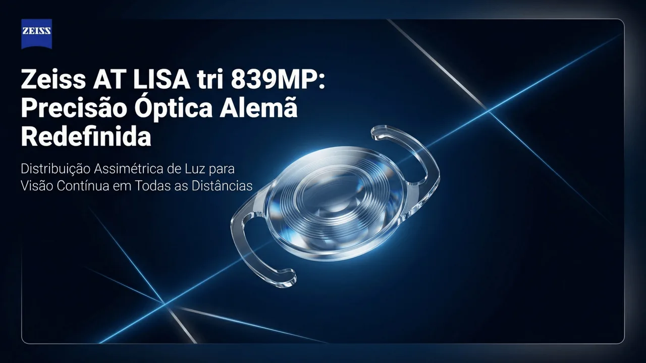 Zeiss AT LISA 809M — Lente bifocal com design apodizado para visão de longe e perto com alta qualidade óptica.