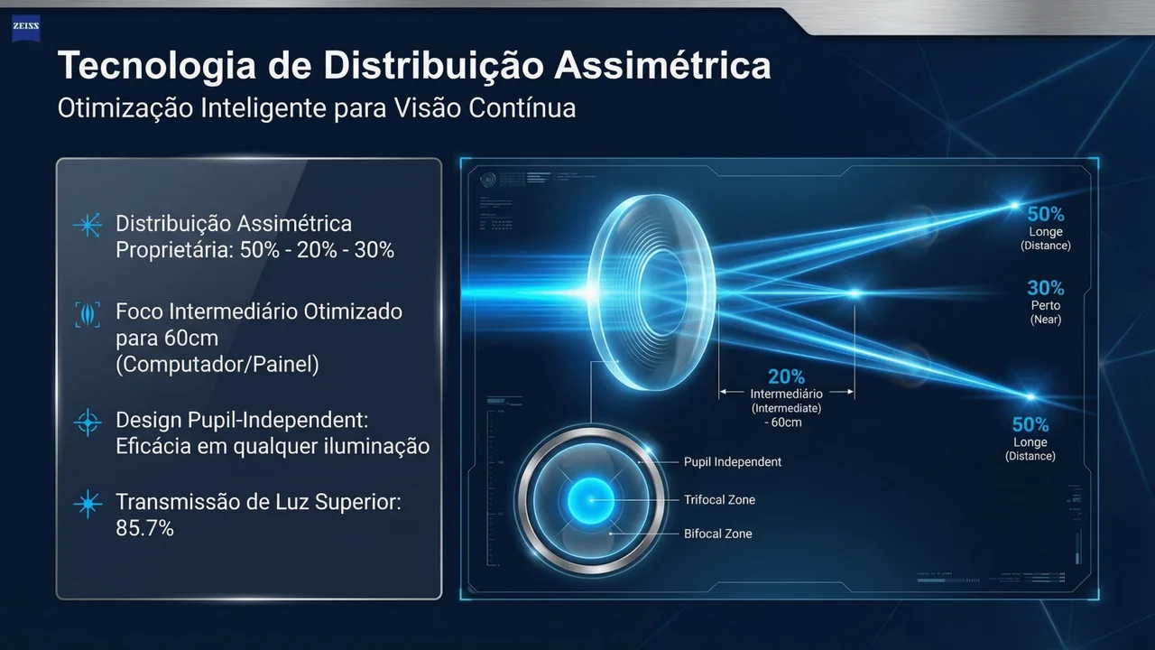 Resultados clínicos da AT LISA: excelente qualidade de visão de longe e perto com baixa incidência de halos.