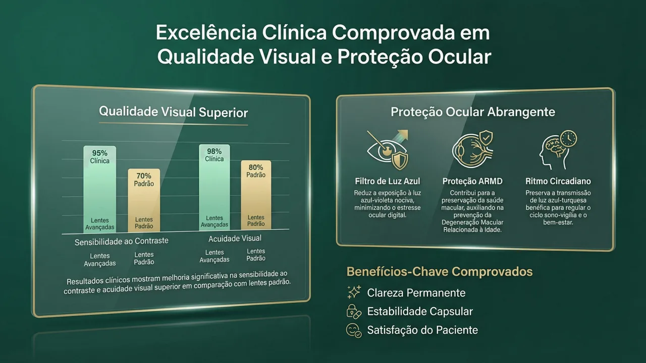 Perfil do paciente ideal para Eyecryl Plus Natural HD: pacientes com histórico familiar de DMRI e profissionais de telas.