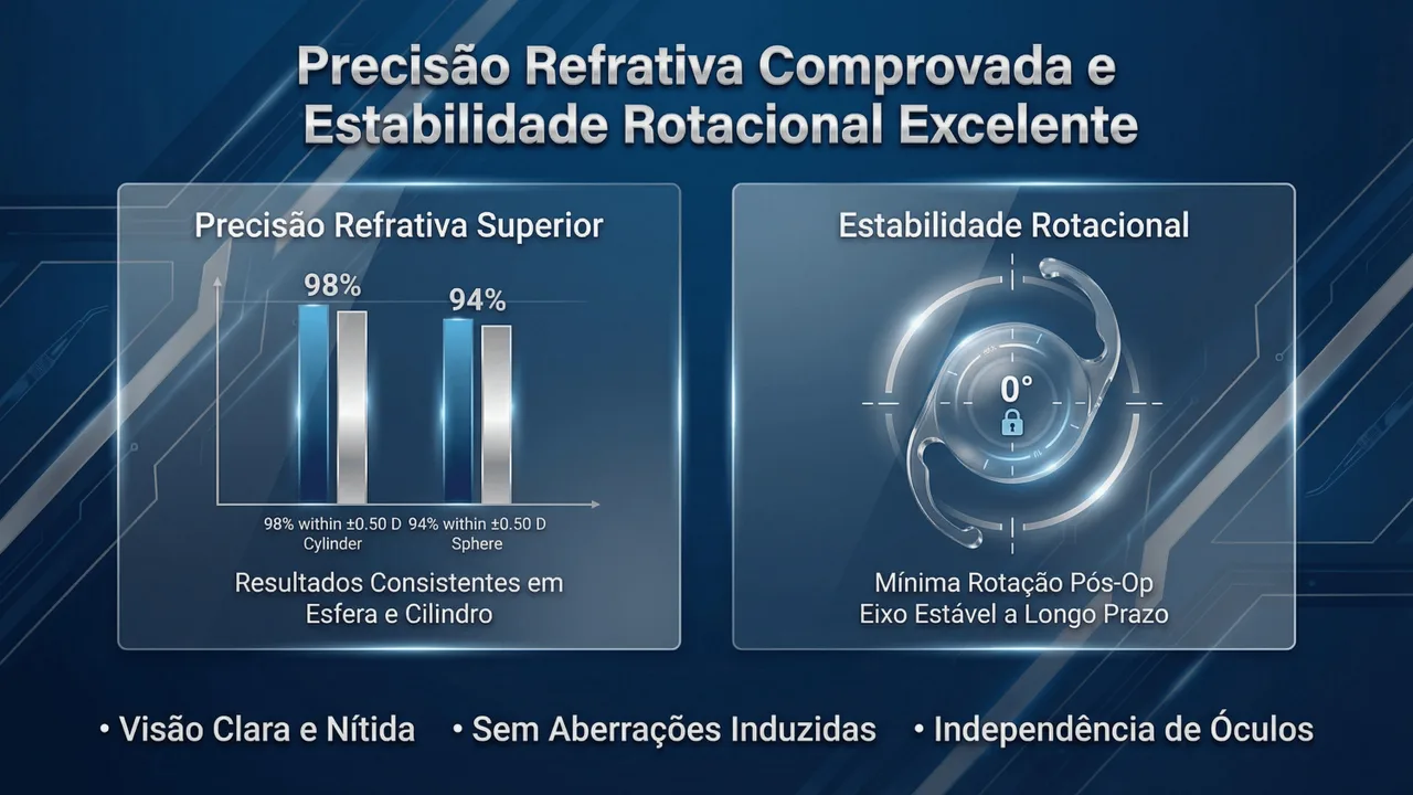 Perfil do paciente ideal para Eyecryl Toric: pacientes com astigmatismo que buscam custo acessível.