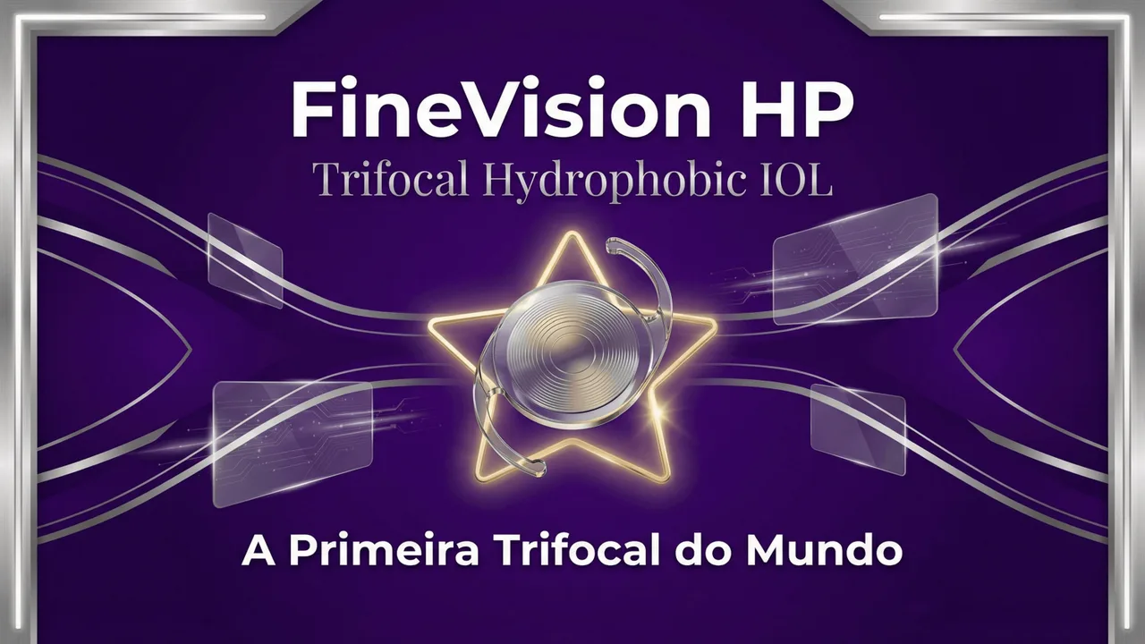 BVI Finevision HP — A primeira lente trifocal europeia com mais de 15 anos de evidência clínica.