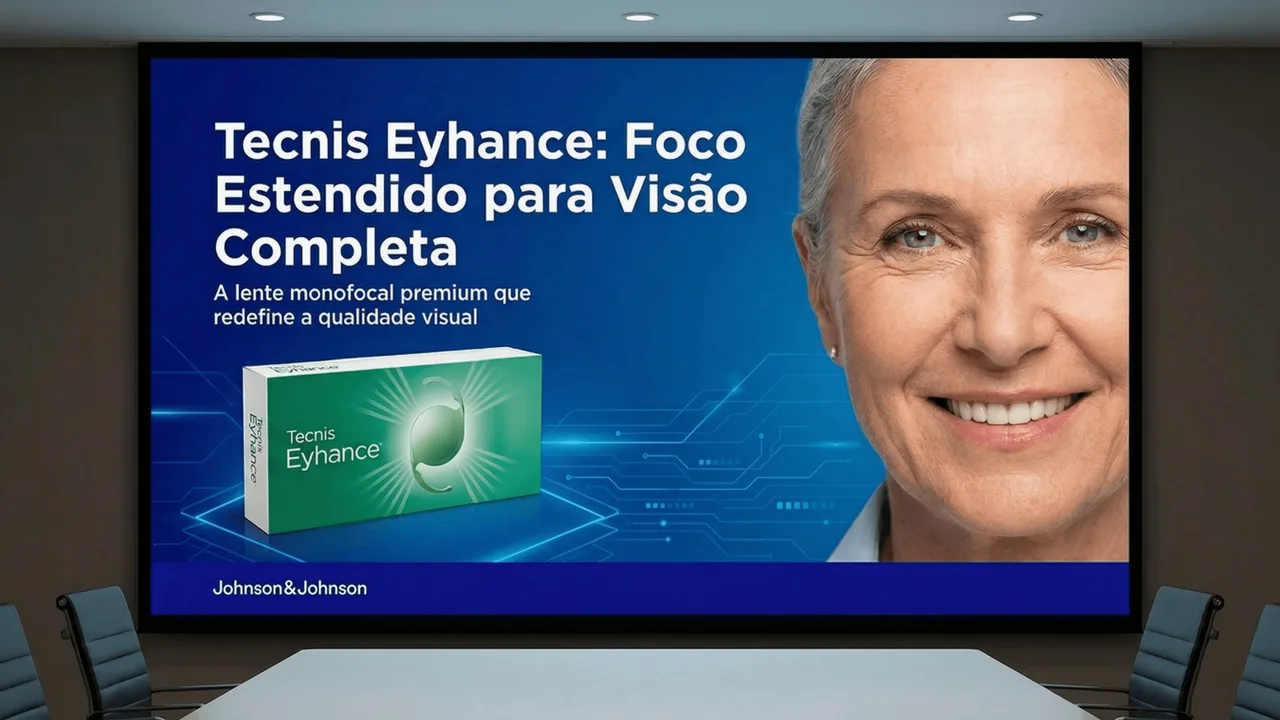 Tecnis Eyehance — Lente Monofocal Plus da Johnson & Johnson com profundidade de foco estendida.