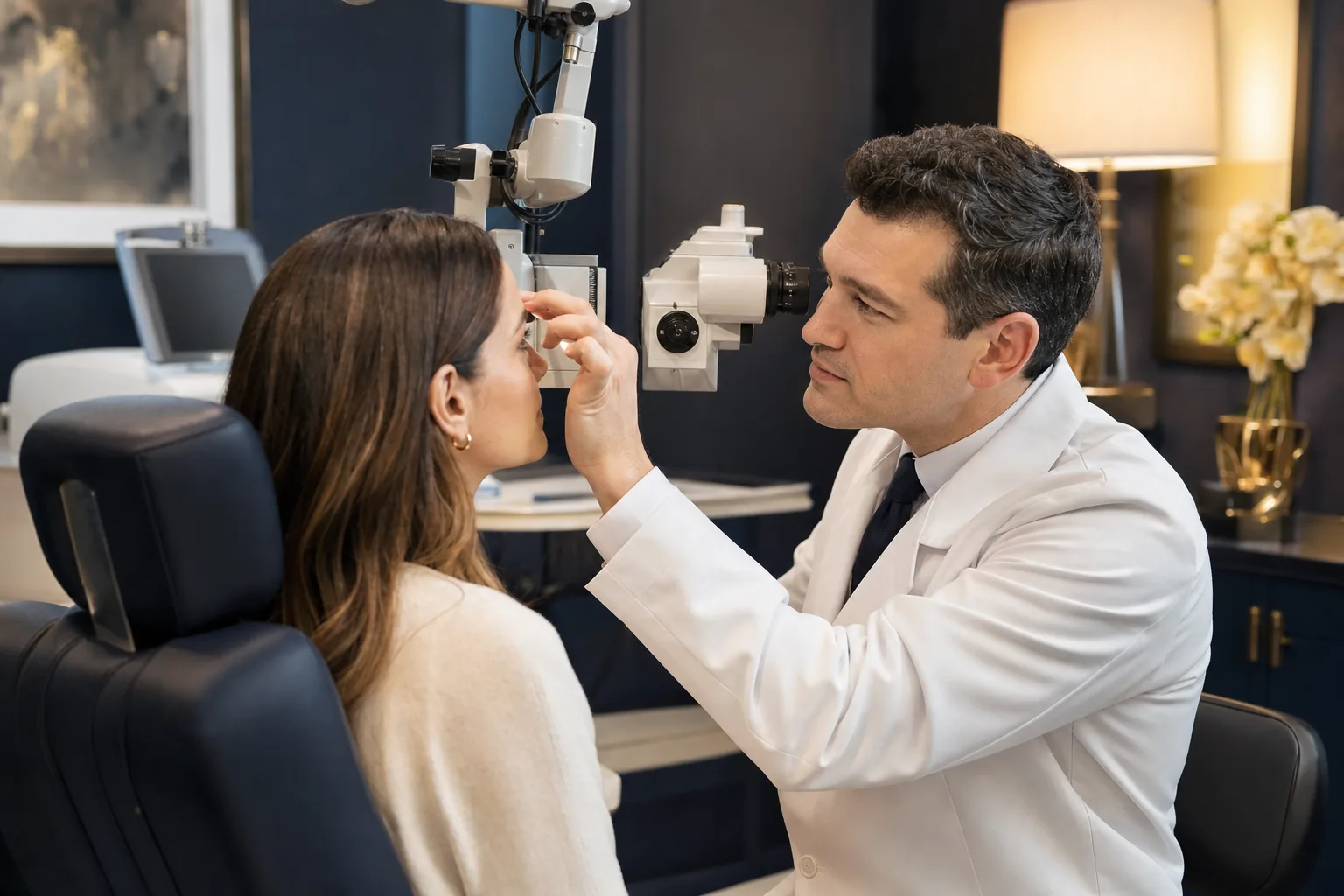 Avaliação oftalmológica e estética integrada no Instituto de Plástica Facial