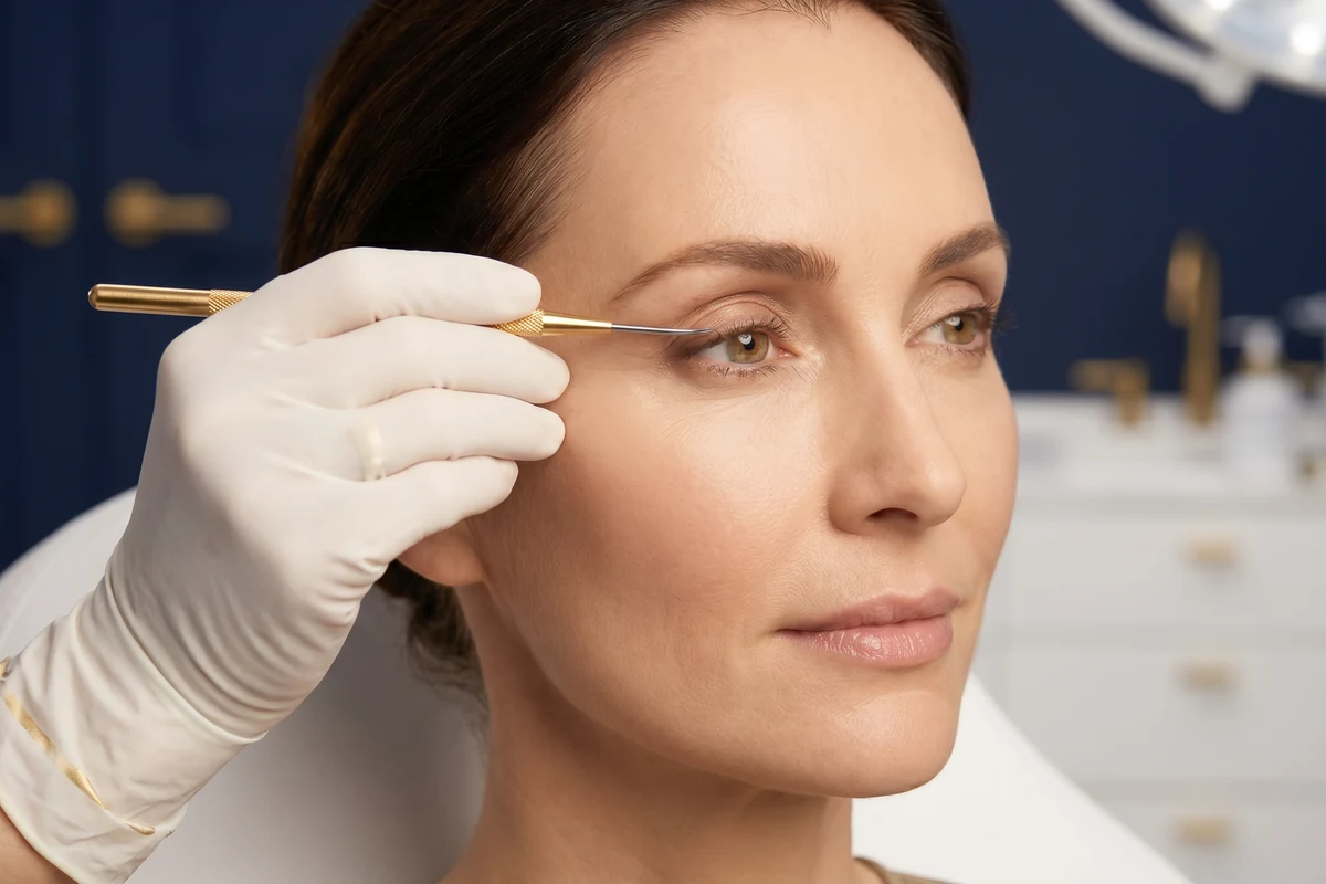 Procedimento de blefaroplastia realizado no Instituto de Plástica Facial