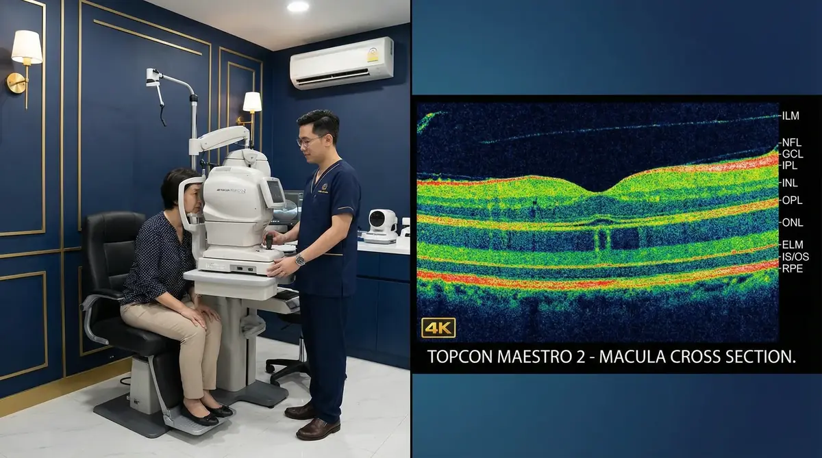 OCT — Tomografia de Coerência Óptica da retina