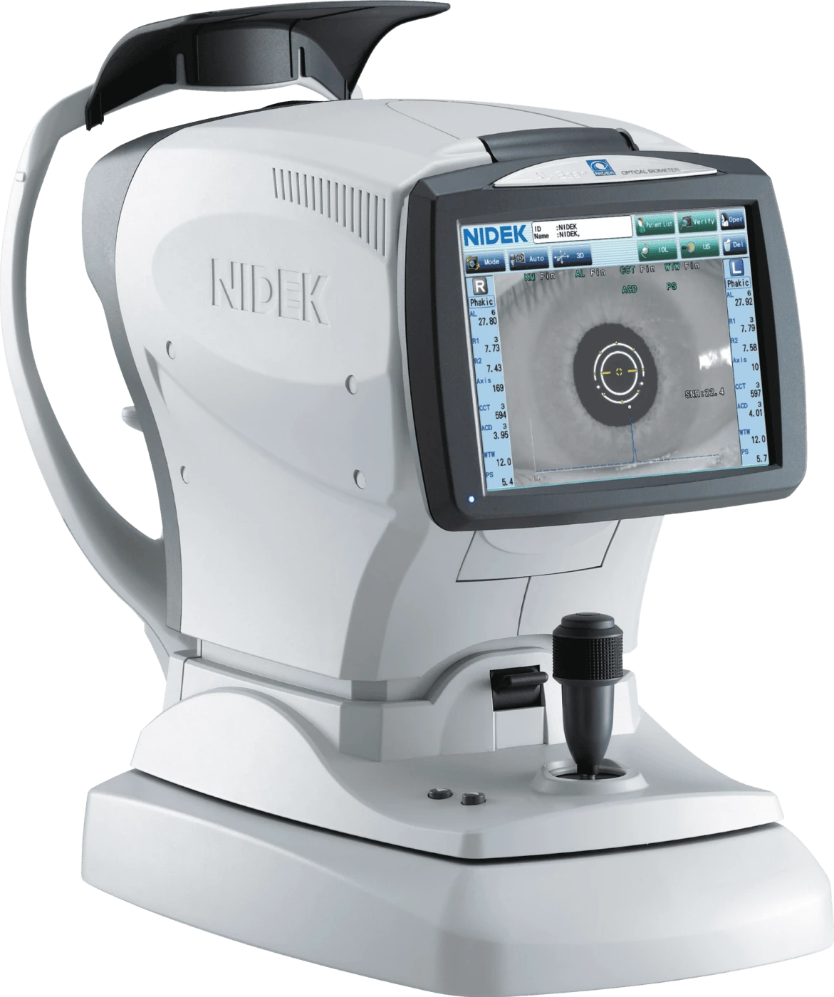 Biometria Óptica Nidek AL-Scan — Drudi e Almeida